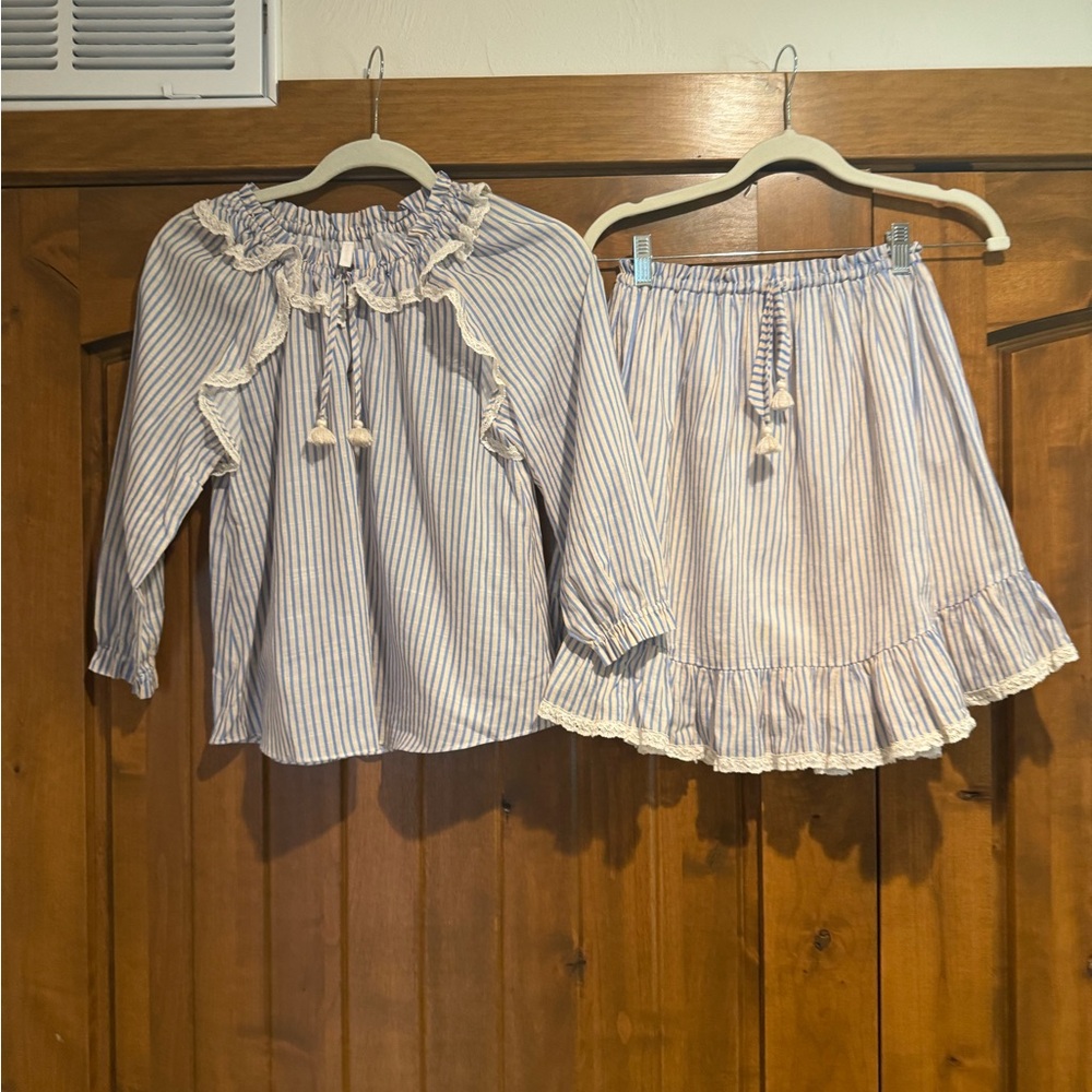 Zimmermann girls size 10 2 piece set